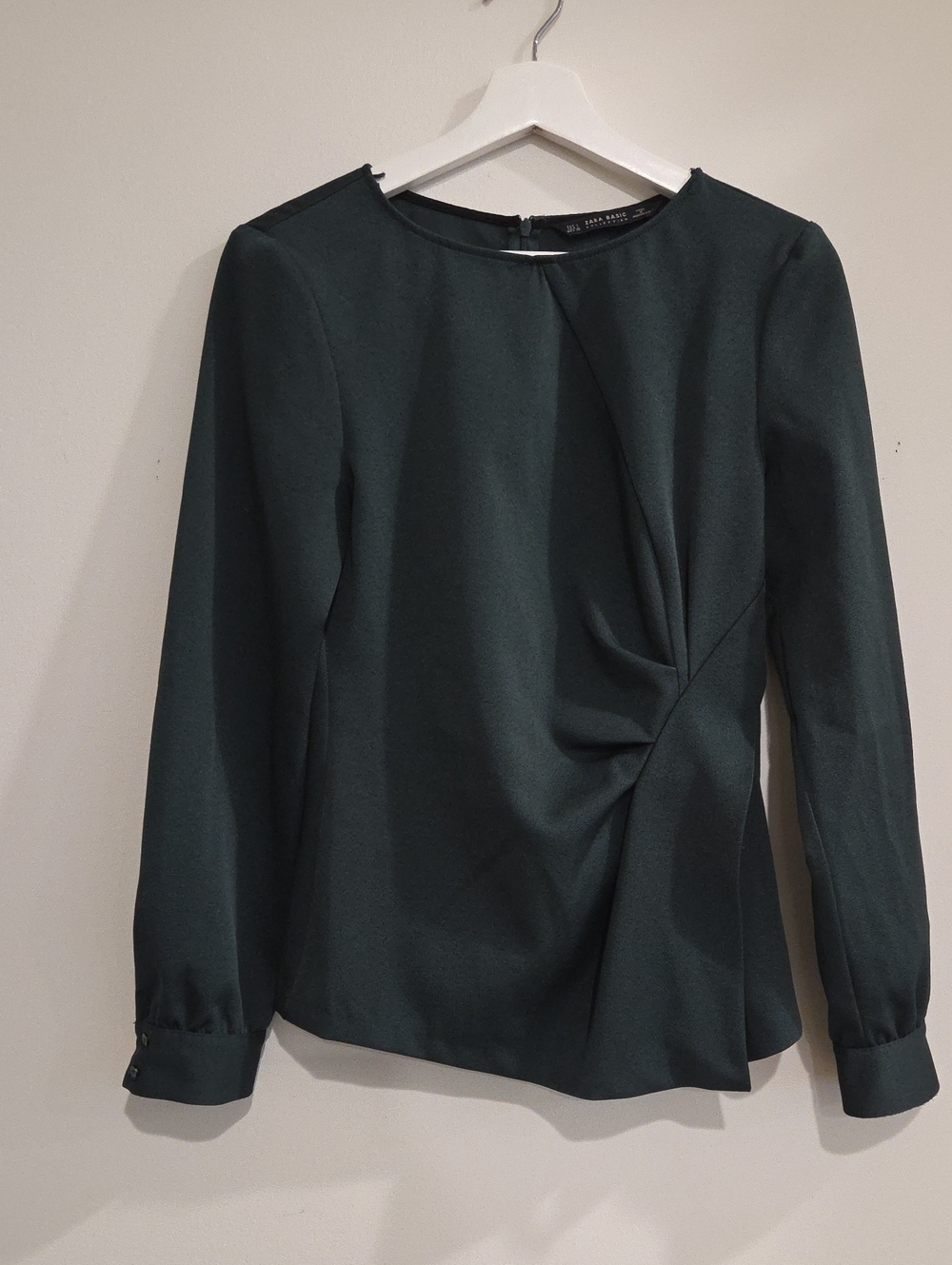 Assymetrical Green Zara Top